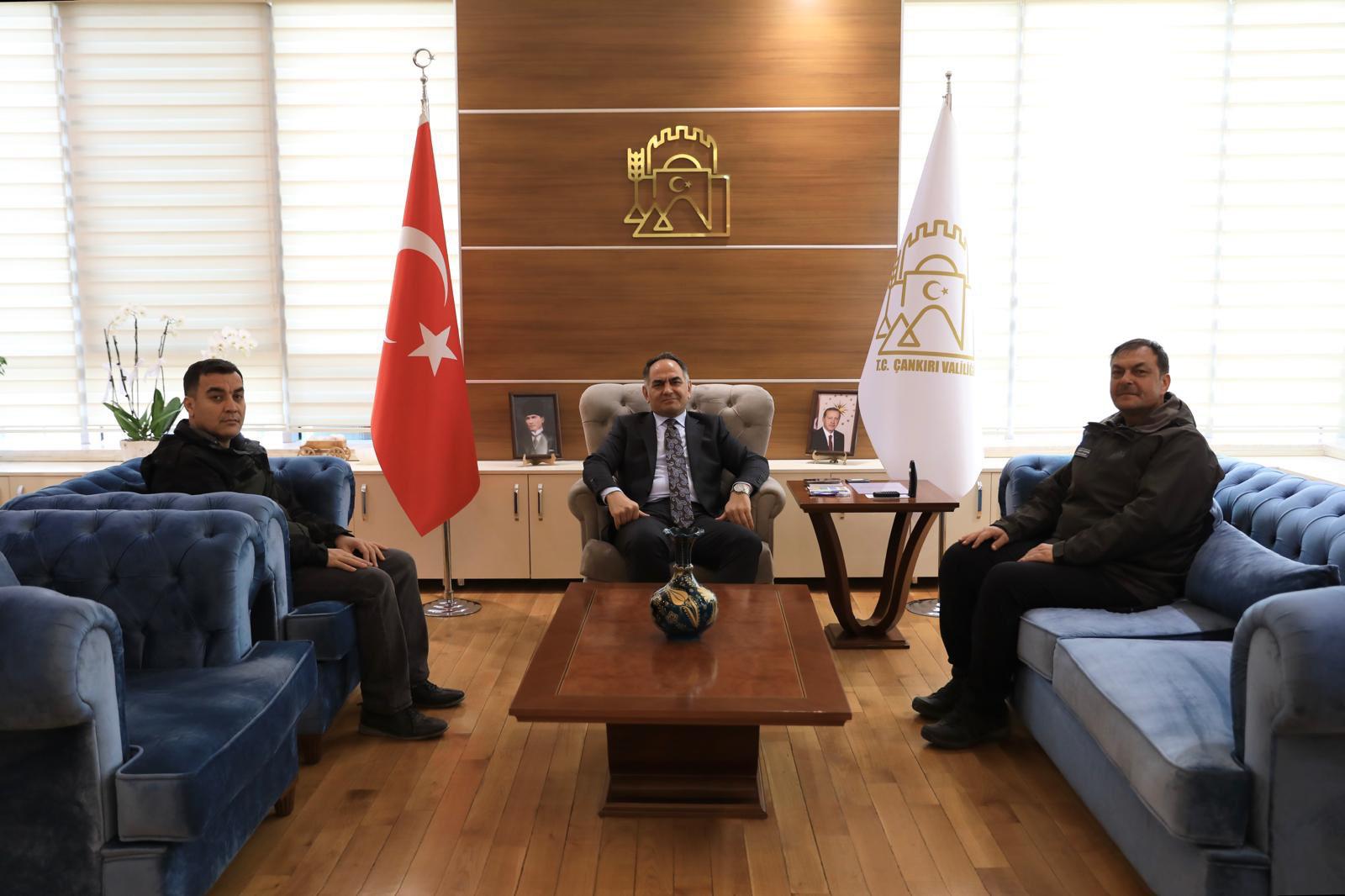 Bölge Müdürümüz Çankırı Valimiz Sayın Hüseyin ÇAKIRTAŞ’ı Makamında Ziyaret Etti.