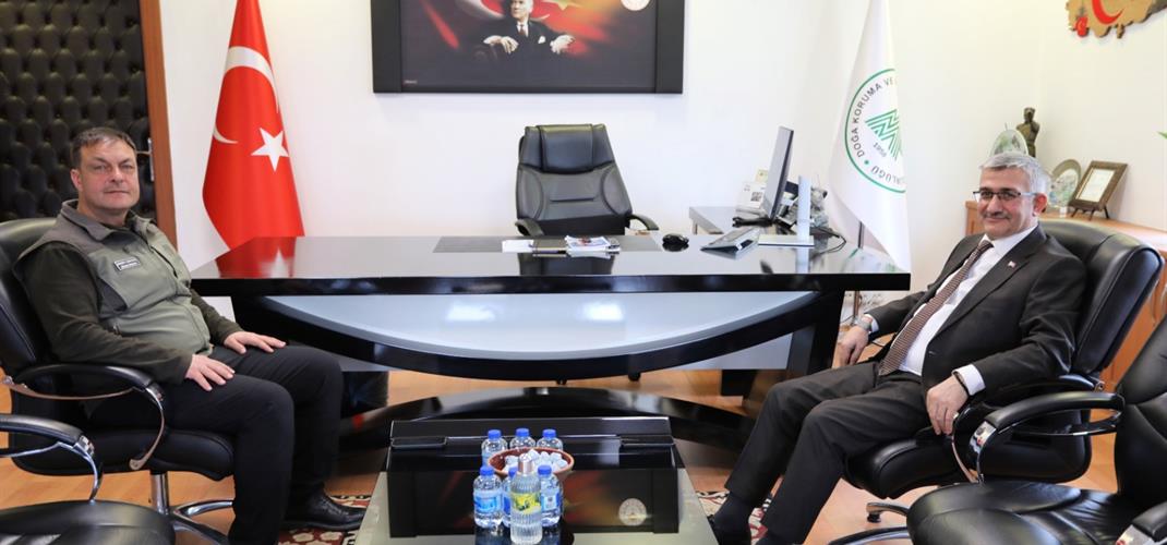 DKMP Genel Müdür Yardımcımız Sayın Ahmet USTA, Bölge Müdürümüz Sayın Ahmet ÇÖRTÜK’e hayırlı olsun ziyaretinde bulundu. 