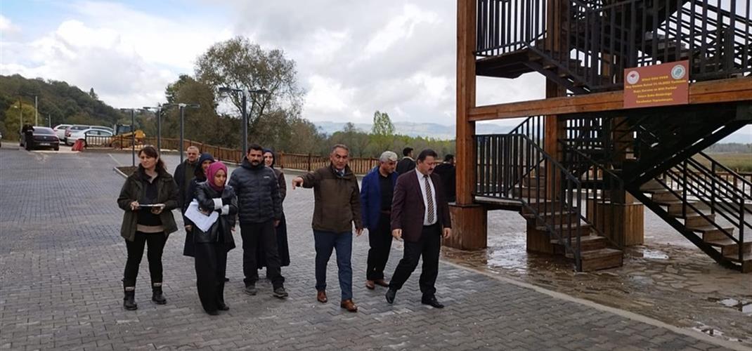 Bölge Müdürümüz Gültekin AKSAN, Efteni Gölü Yaban Hayatı Geliştirme Sahası ve Sulak Alanı’nda Çevre Düzenleme Çalışmalarını İnceledi